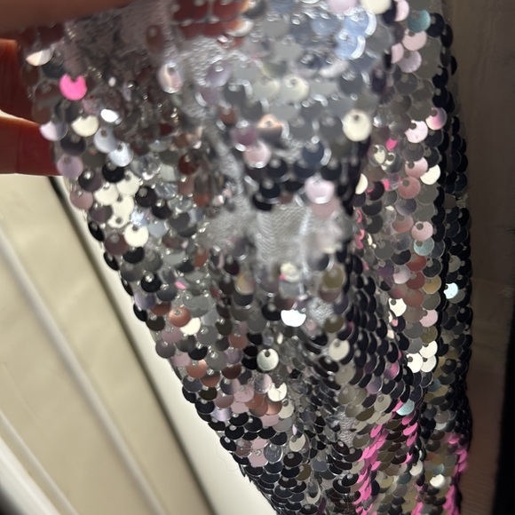 Flamingo Ugly Christmas Sweater Dress - Picture 4 of 6